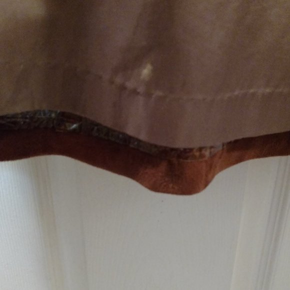 *HOST PICK*  Vintage70s Brown Suede & Leather Coat - Picture 9 of 9